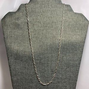 20" Stainless 3mm Mixed Link Chain. (460)